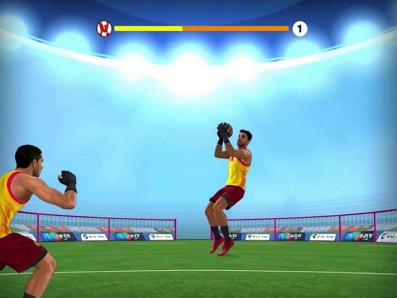 Indian Handball Gladiator in Action Indian Handball Gladiator Gameplay Screenshot